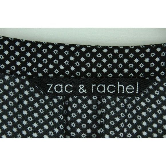 COPY - Zac & Rachel Blouse Top Blouson Elastic Waist Tiny Print Long Sleeve Pul… - Picture 5 of 5